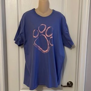 Gilden Oversized Paw Print CottonnTee- XL